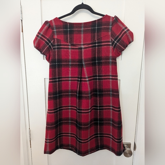 ES Style Wool Blend Mini Dress With Removable Faux Fur Collar - Picture 7 of 8